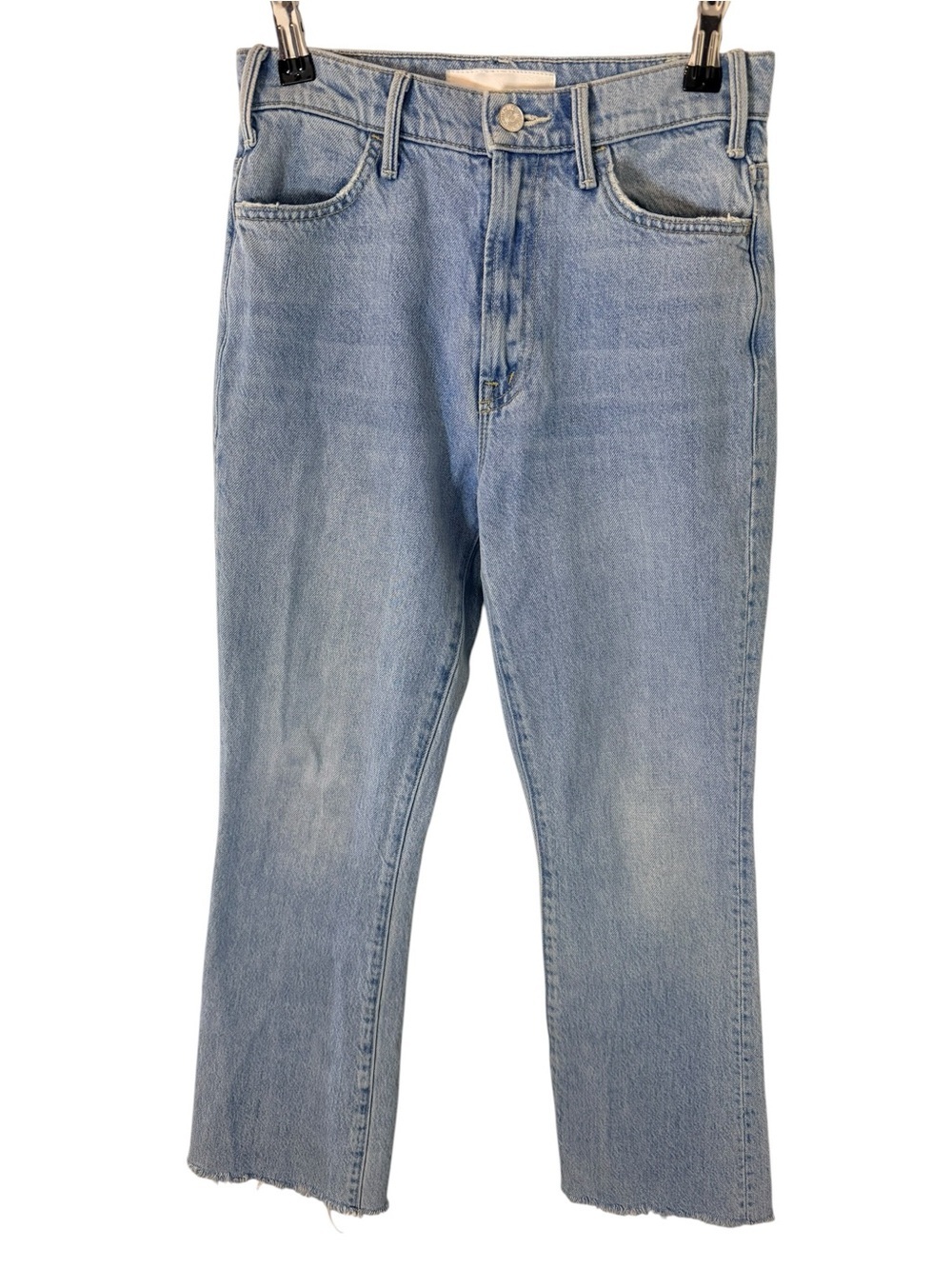 MOTHER The Hustler Ankle Fray Jeans 24 Home On The Range 100% Cotton - Picture 2 of 12